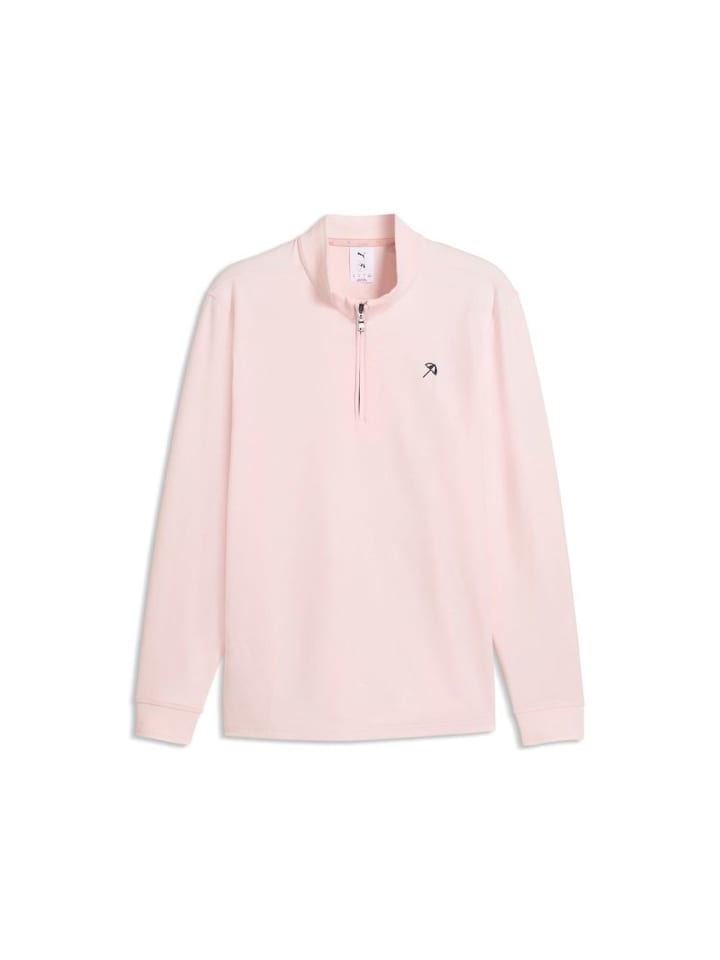 Sweatjacke "Puma X AP Cloudspun 1-4 Zip" in Pink