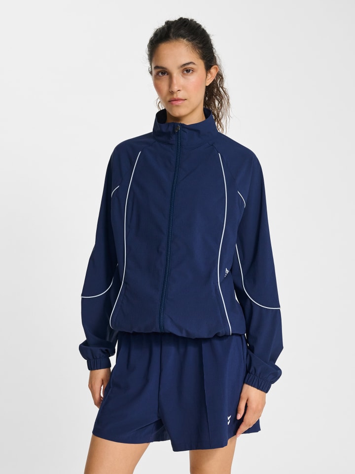 Reißverschluss Jacke Hmlpulse Lebensstil Damen in DRESS BLUES