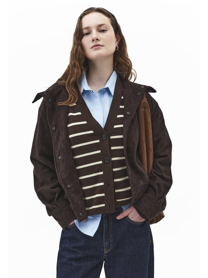 Cardigan CHOCOLATE BROWN/FLAN