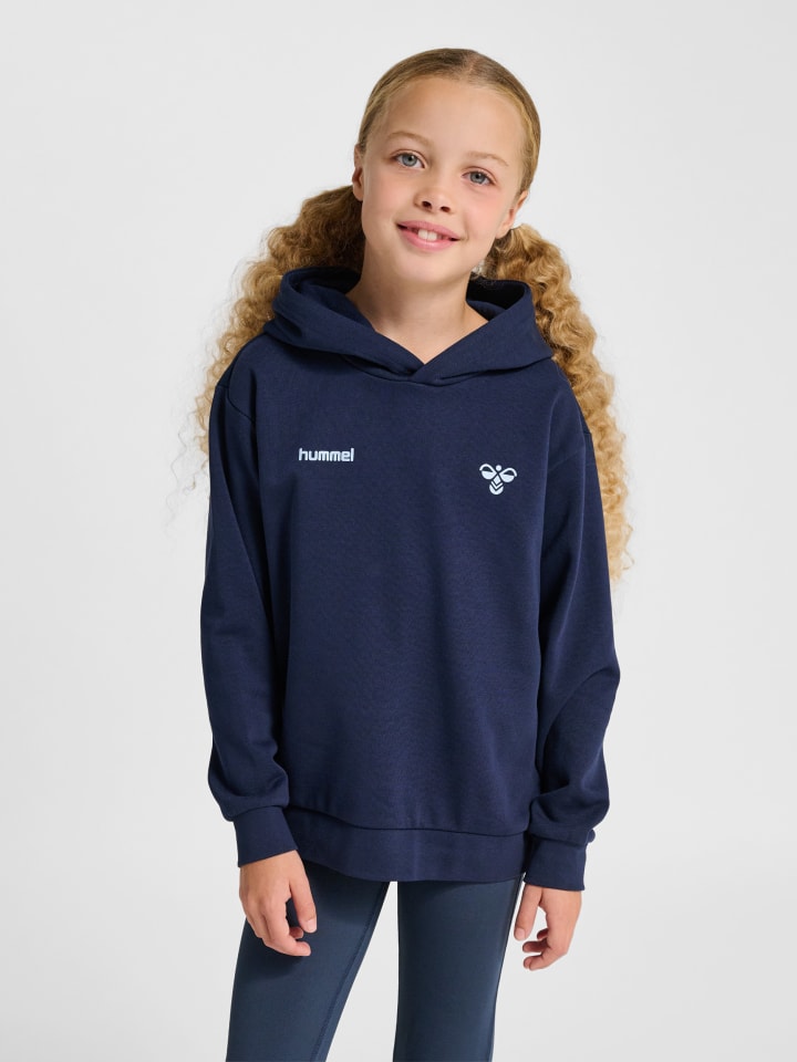 Kapuzenpullover Hmljr Graphic Kinder in DRESS BLUES