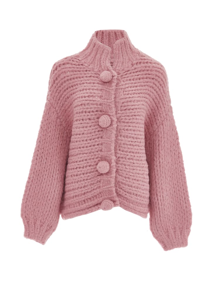 Damen Strickjacke in Rosa