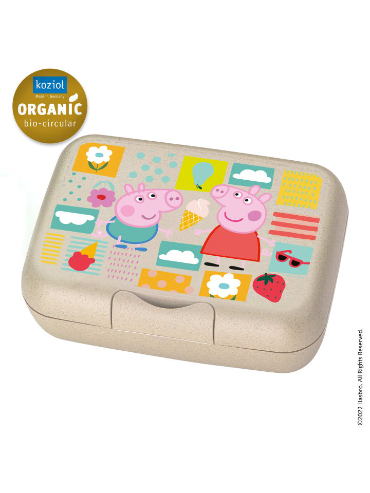 CANDY L PEPPA PIG - Lunchbox mit Trennschale in organic sand