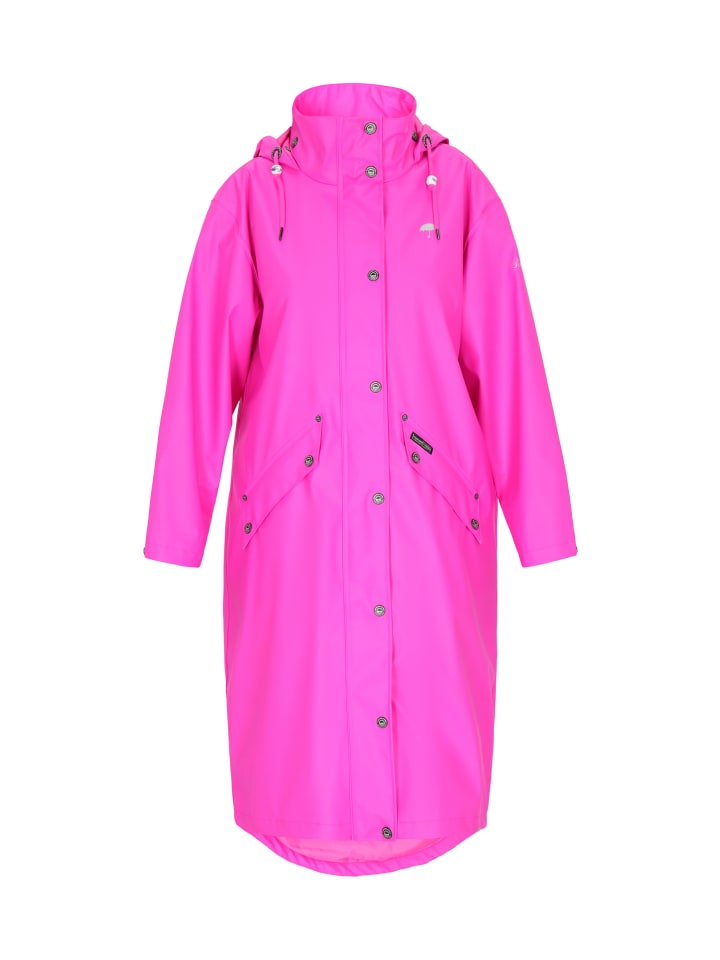 Women Coat in magenta pink