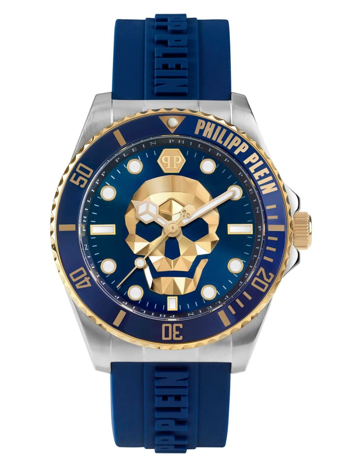 Quarzuhr für Herren in blau