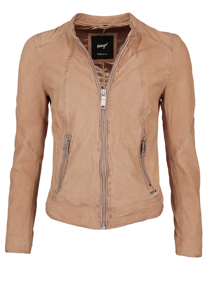 Lederjacke Mabel in creme