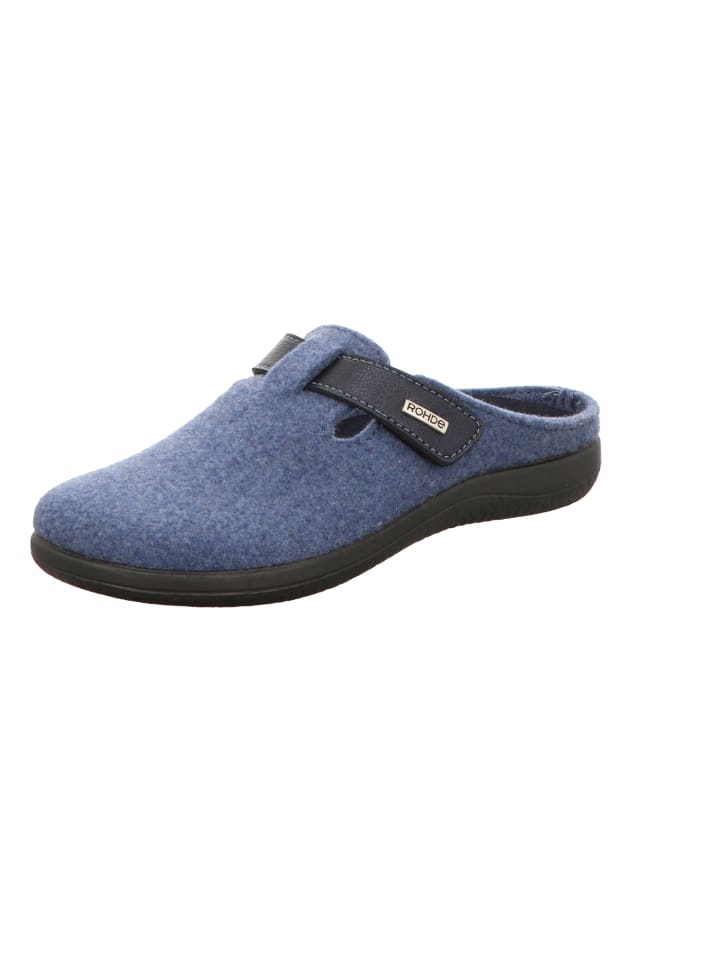 Pantoffel in blau