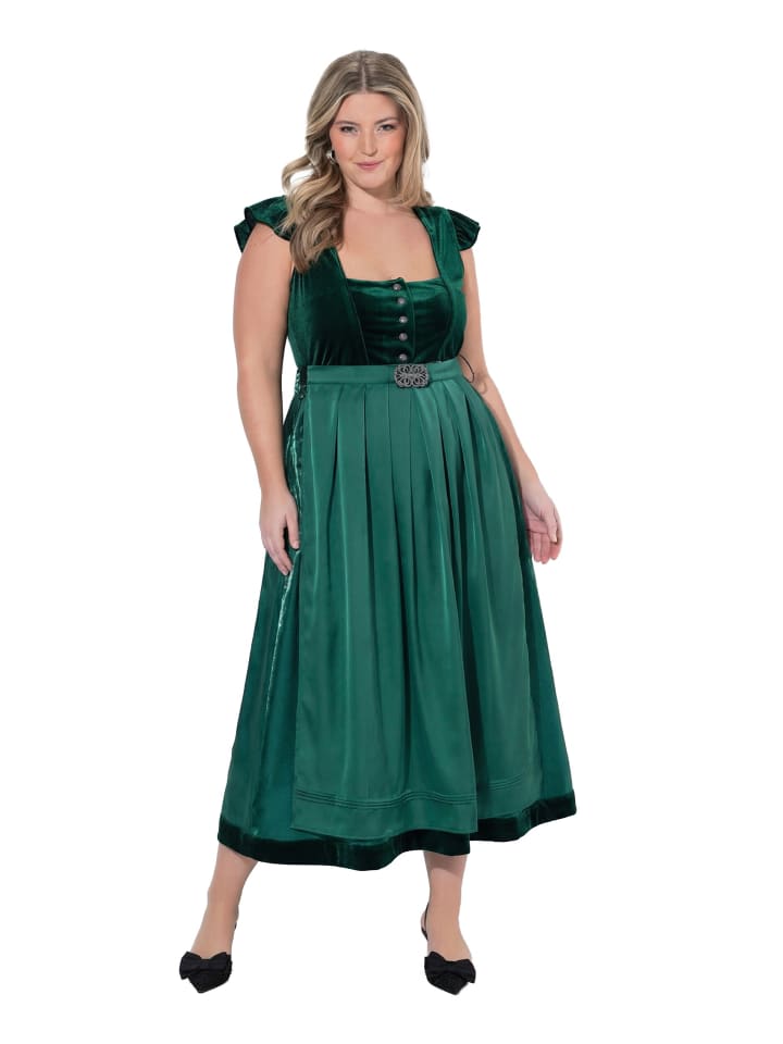 Kleid in tannengrün