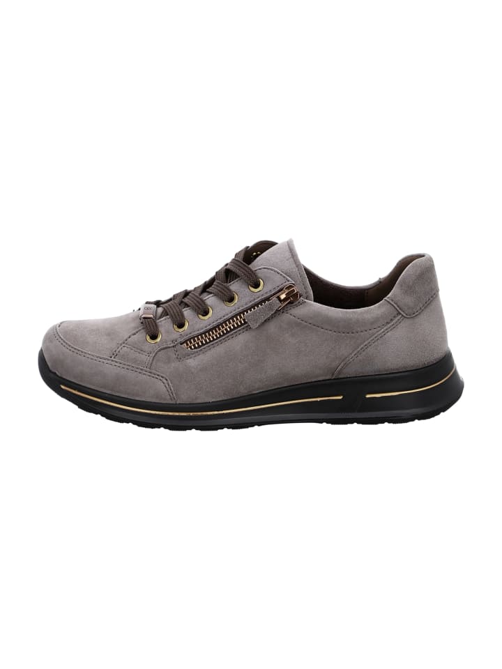 Komfort Schnürschuhe in Grau