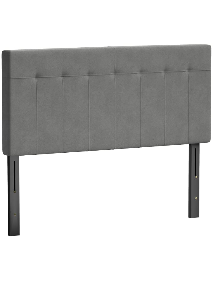 Kopfteil in Grau 140L x 10B x 126H cm