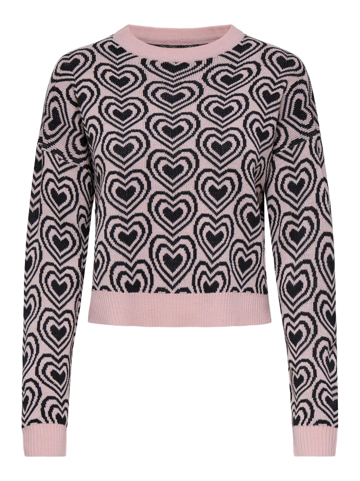Strickpullover in Silver Pink