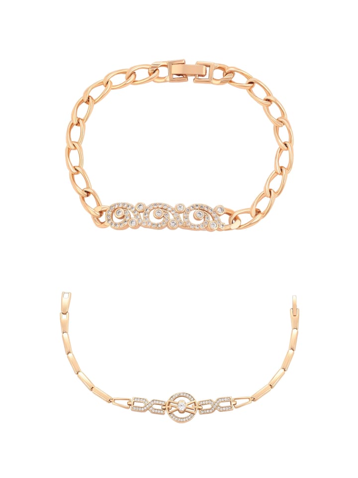 Women Bracelets Set in gold