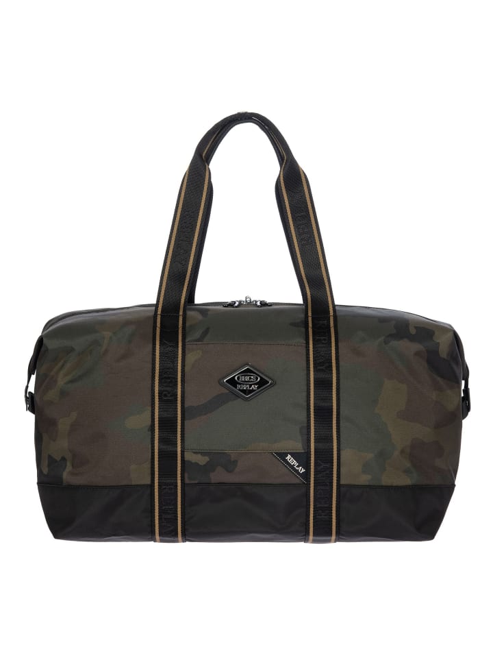 Bric´s x Replay Weekender Reisetasche 43 cm green camou