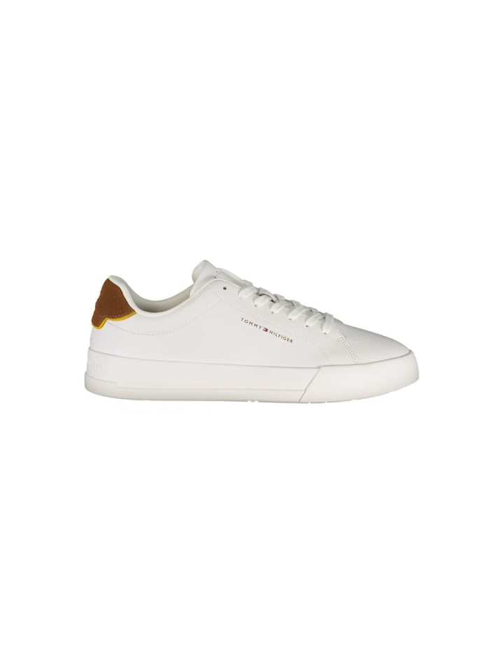 Weiß Leder Herren Sneaker