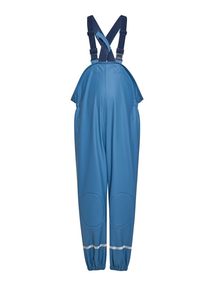 Jungen Regenhose in Stahlblau