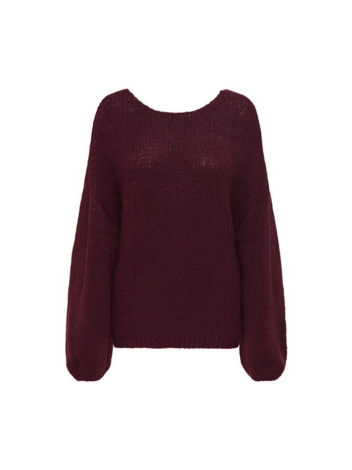 Pullover in cabernet