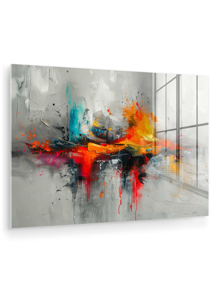 Acrylglasbild Abstrakte Kunst Explosion