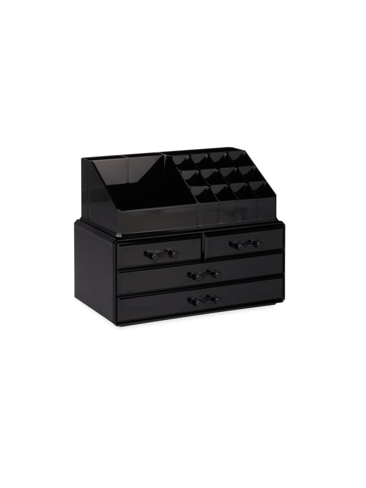 Makeup Organizer in Schwarz