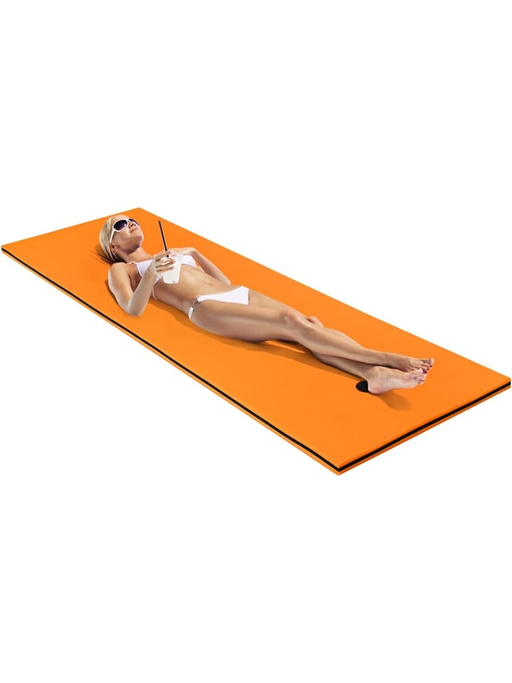 Schwimmmatte 210x66cm in Orange
