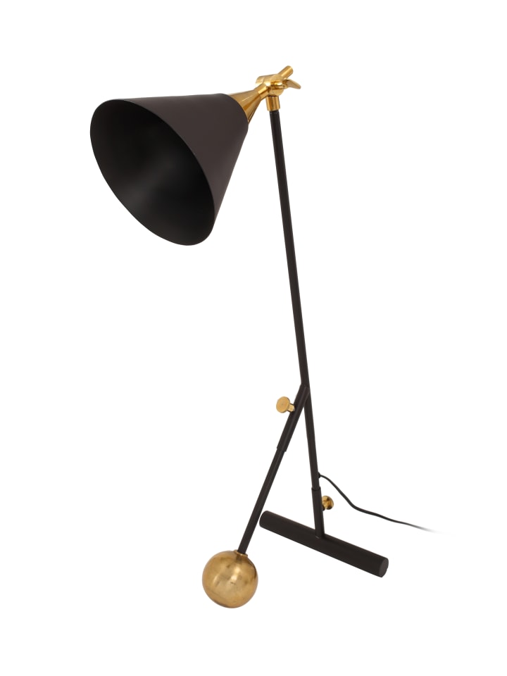 Tischlampe Celeste 225 in schwarz - gold