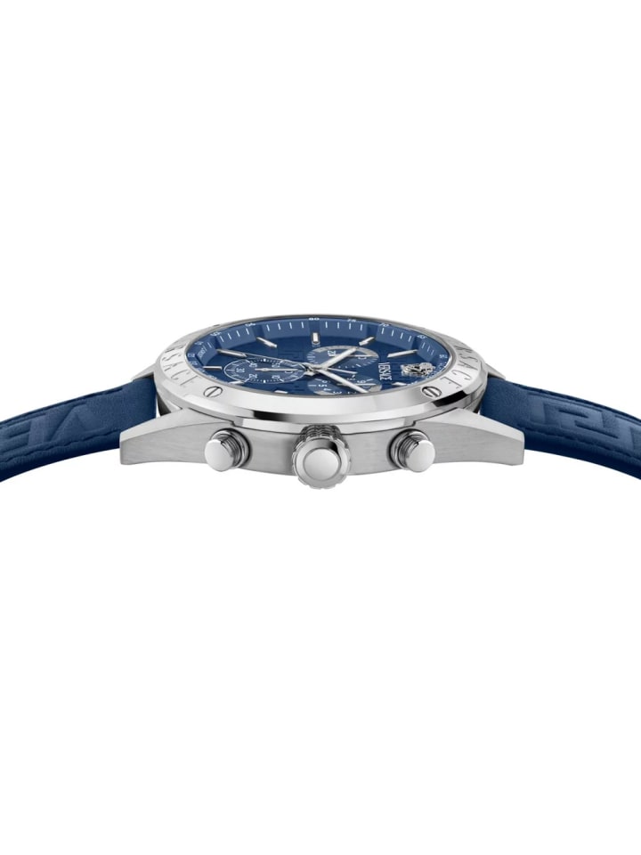 Quarzuhr für Herren in blau