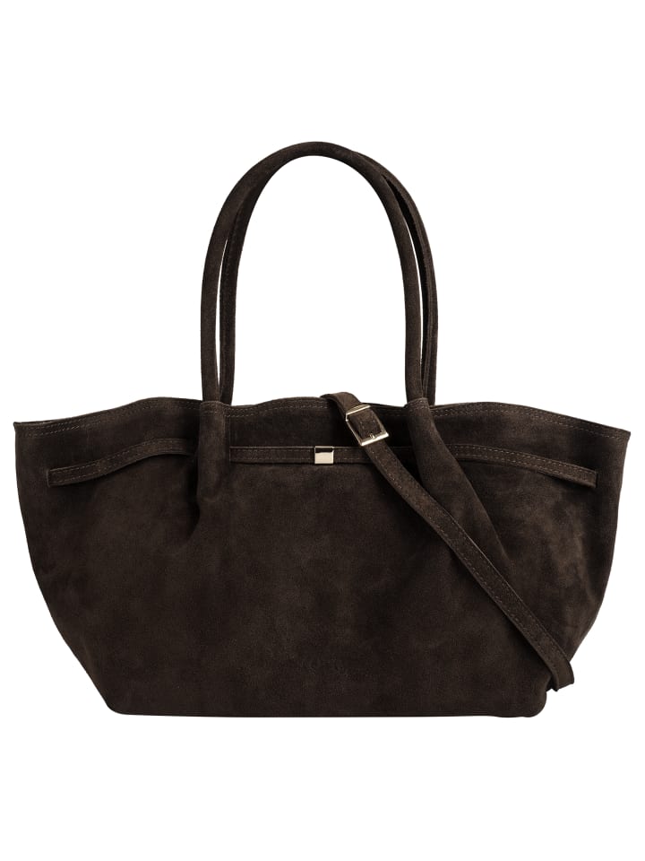 Shopper Marvezza - M echt Leder in dunkelbraun
