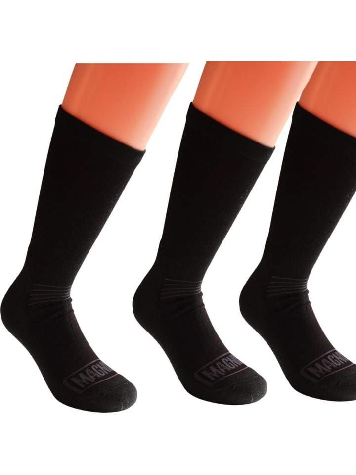 Socke "Merino Mx5 Socks 3-Pack" in Schwarz