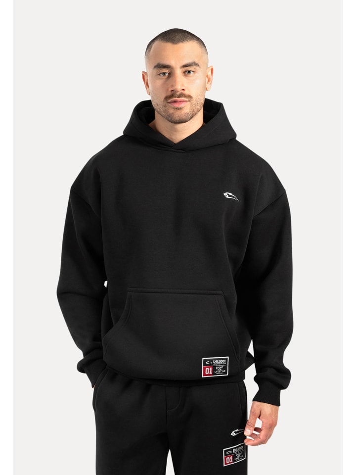 Hoodie Rayk in Schwarz