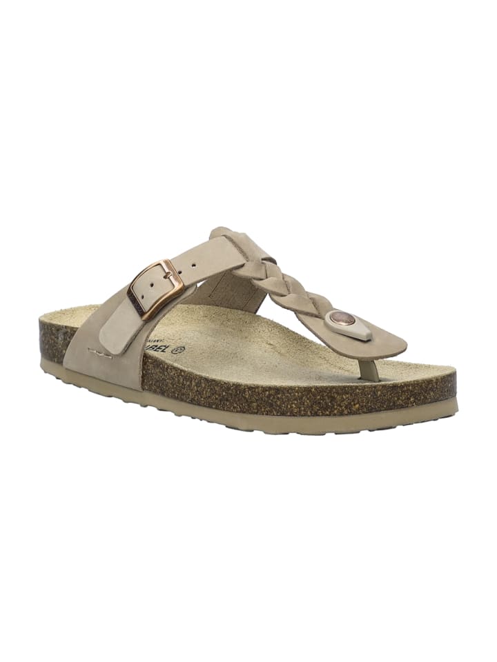 Zehentrenner in Beige