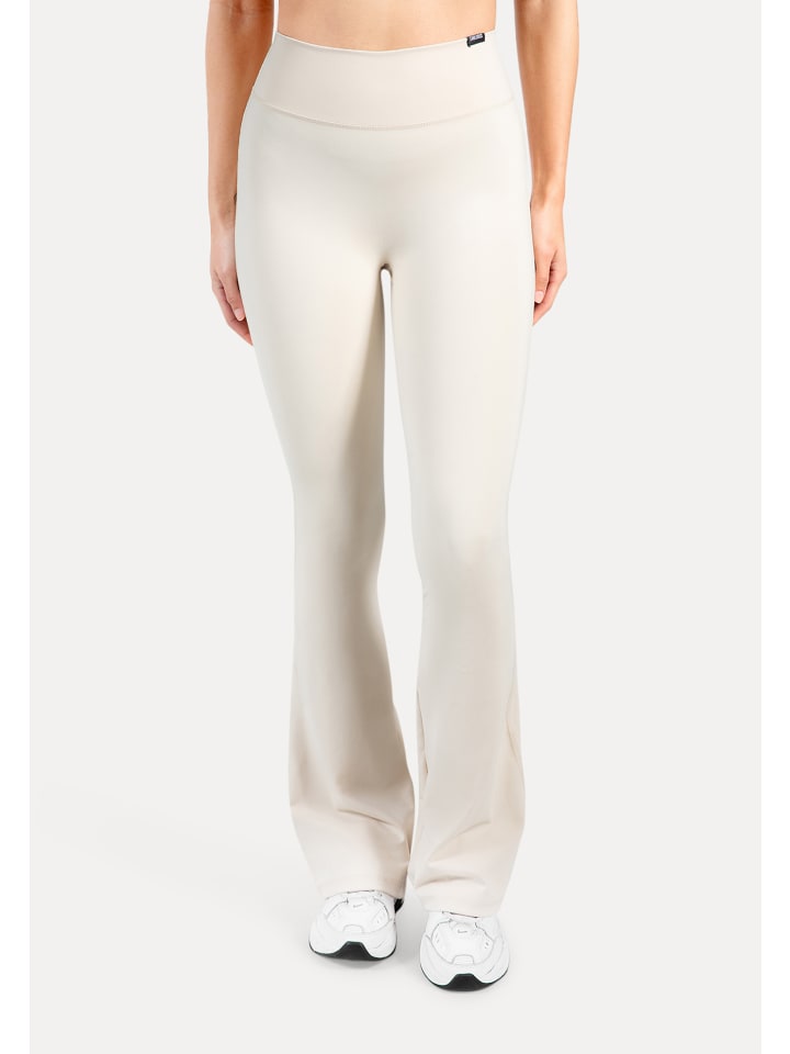Schlaghose Leggings Loreen in Beige