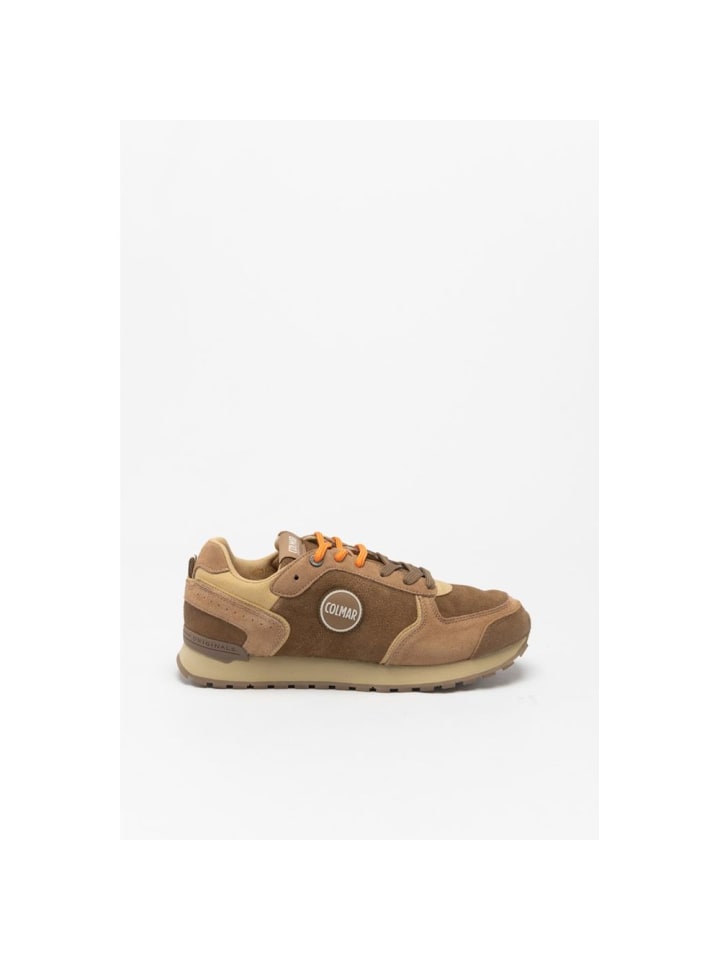 Braun Leder Low Top Sneaker
