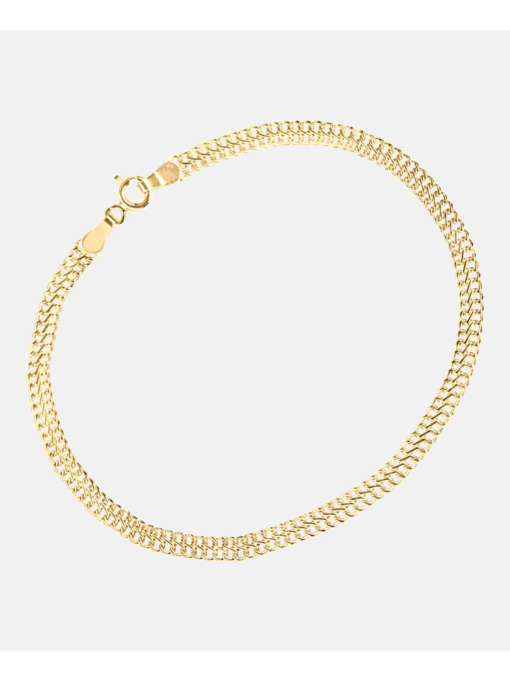 Armband aus 375 Gelbgold Infinity-Design