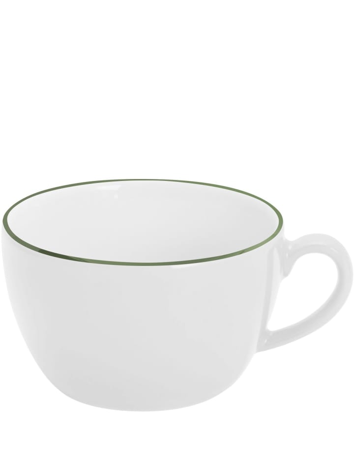 Cappuccino-Obertasse 0,25 l Line smaragd green