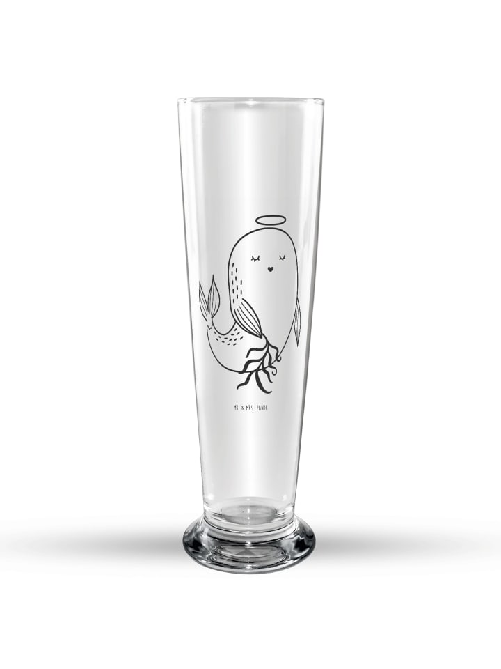 Bierglas Sternzeichen Jungfrau ohne Spruch in Transparent