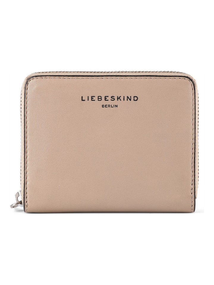 Conny Geldbörse Leder 12 cm stone