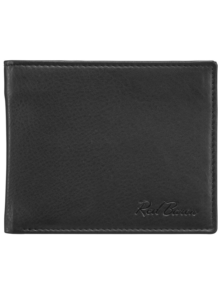 Portemonnaie in Schwarz - (L) 12 x (B) 10 cm