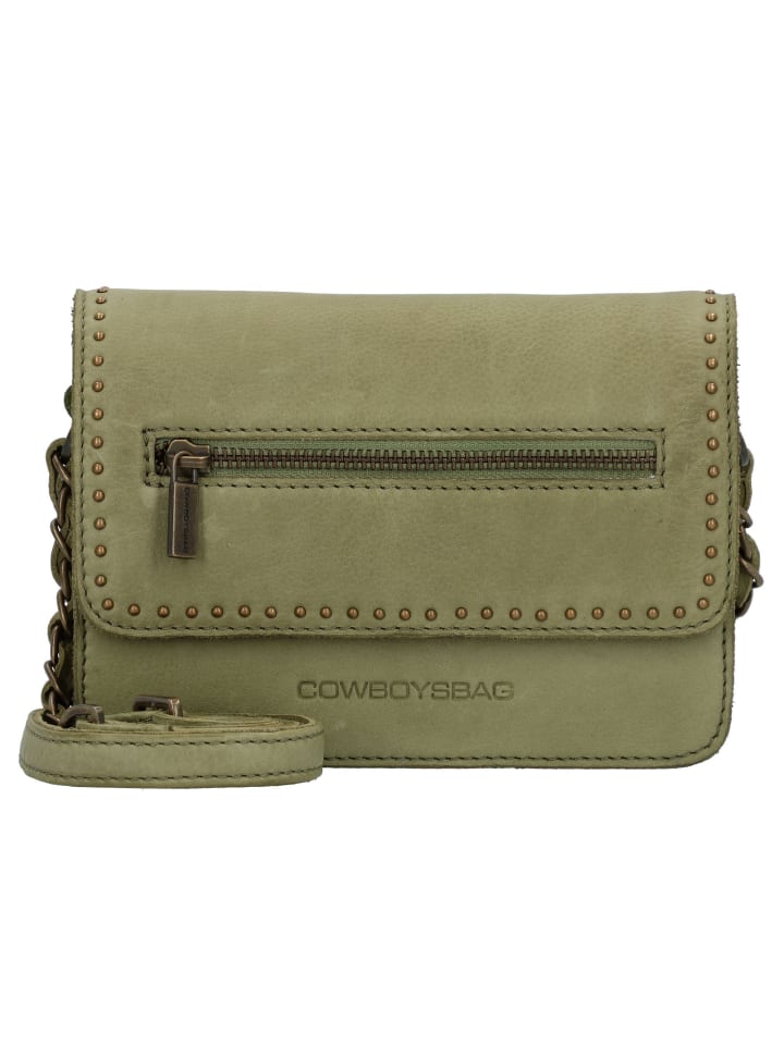Bridgetown Umhängetasche Leder 18.5 cm green
