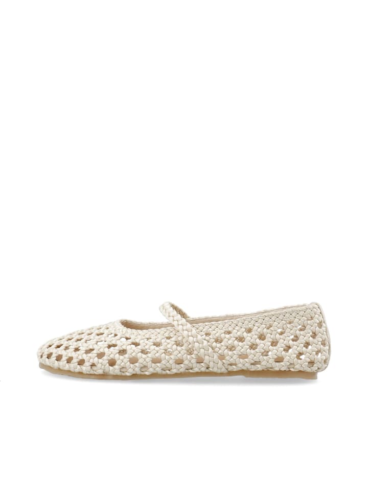 Mary Jane Schuhe in OffWhite