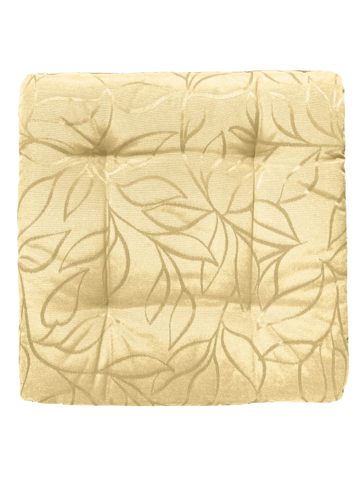 Jacquard, Baumwollmischung Outdoor-Stuhlkissen Terrassa in sekt