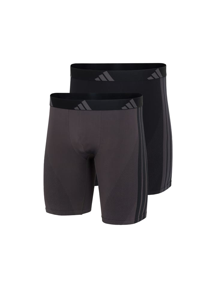 Langer Boxer Active Micro Stretch Seamless in schwarz, multicolor