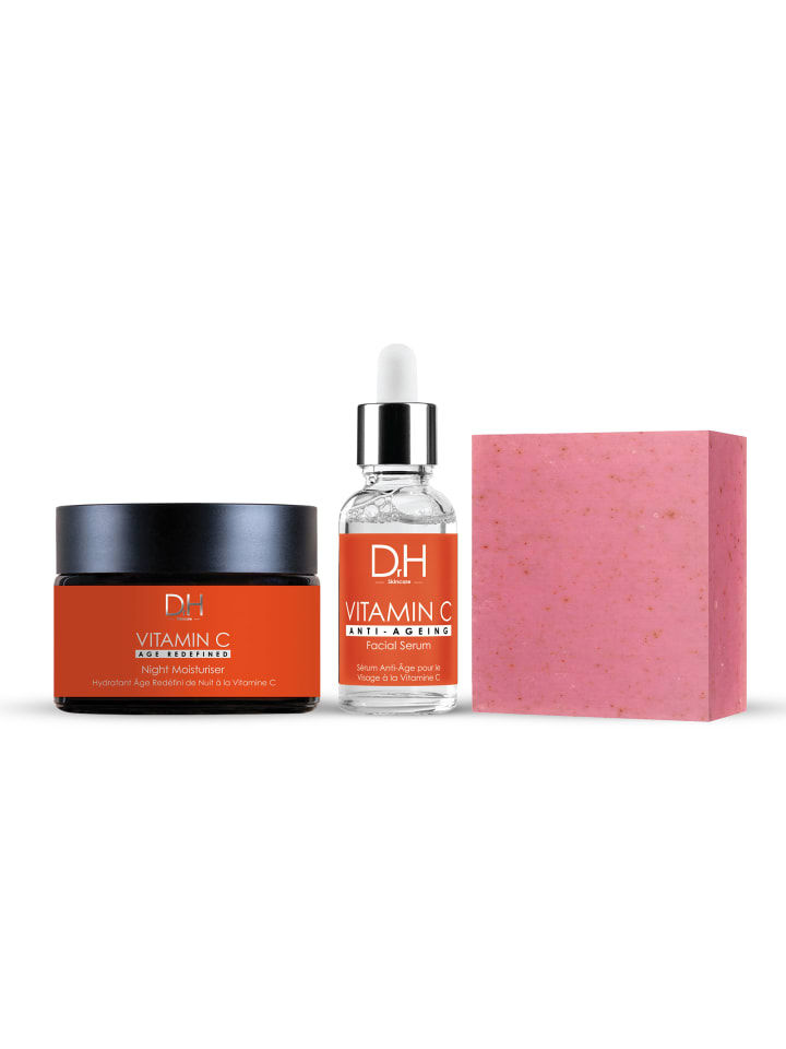 Dr H Vitamin C Nachtpflege Geschenkset gegen Hautalterung