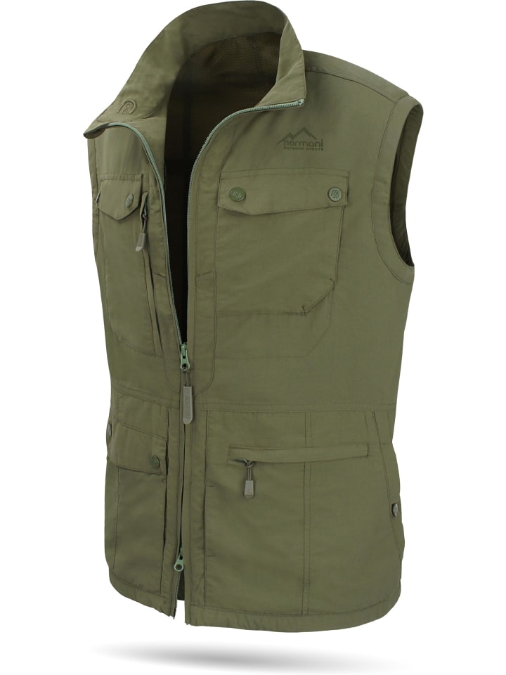 Herren Outdoor Weste Kudu in Oliv