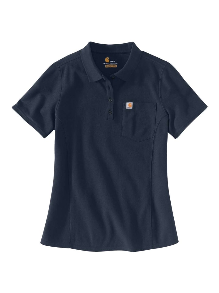 Polo T-Shirt in Marineblau
