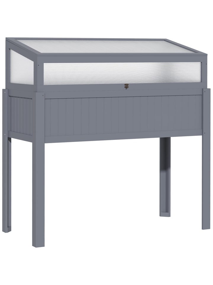 Hochbeet in Grau 120L x 54B x 122H cm