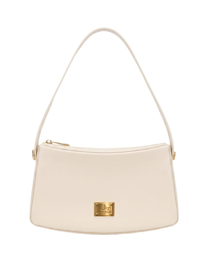 Borsa a Spalla in MILKY WHITE AND GOLD