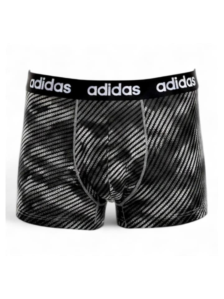 Boxershorts ESS Essentials AOP 2er Pack in Schwarz