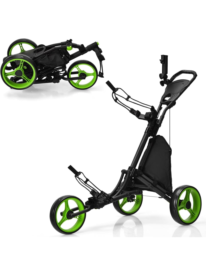 3-Rad Golftrolley in Grün