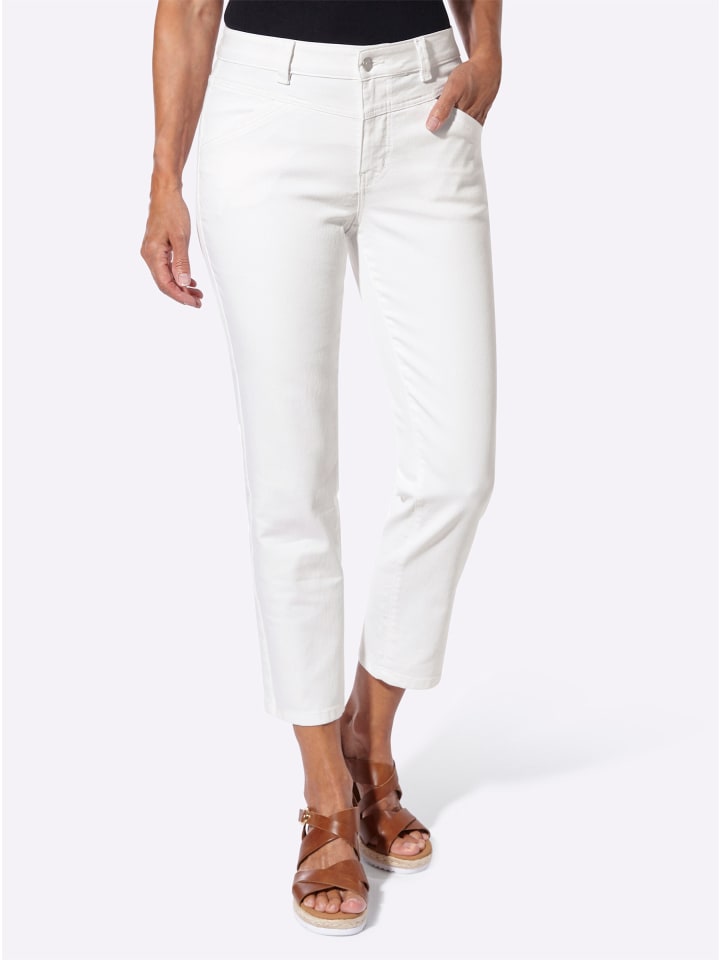 7/8-Jeans in ecru