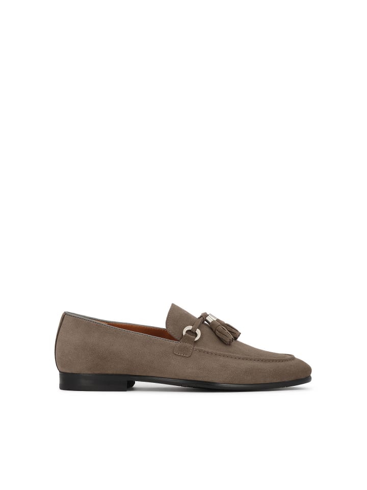 Mokassins in Taupe