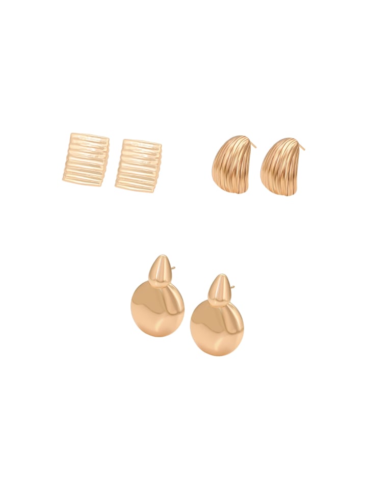 Women Earrings Set in gold