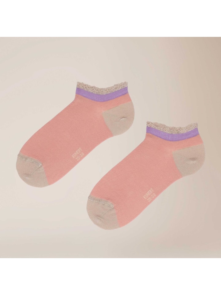 Sneakersocken Elegant Essential glänzend in offwhite